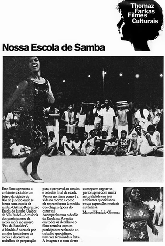 Poster 1 de Curta Nossa Escola de Samba (1968)