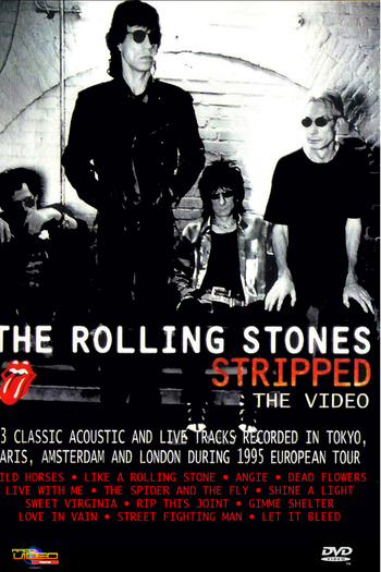 Poster de Filme Rolling Stones - Stripped (1995)