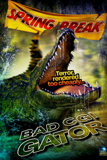 Poster de Filme Bad CGI Gator (2023)