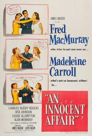 Poster 1 de Filme An Innocent Affair (1948)