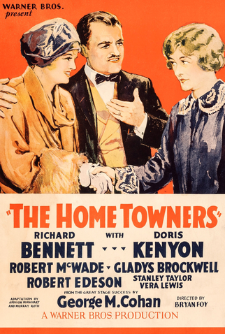 Poster 1 de Filme The Home Towners (1928)