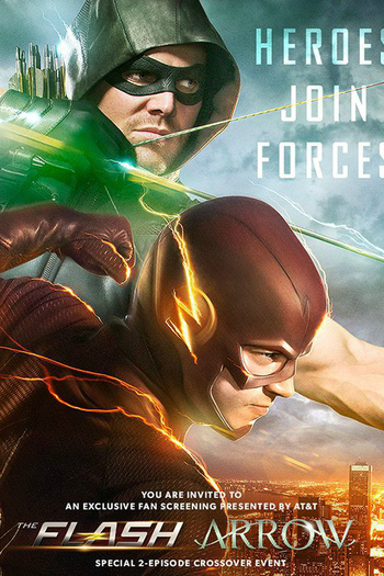 Poster de Série Heróis Juntando Forças (2015)