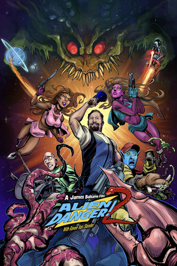 Poster de Filme Alien Danger 2! With Raven Van Slender (2021)