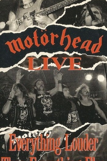 Poster de Filme Motorhead Live - Everything Louder Than Everything (1991)