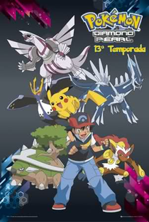 Pokémon (13ª Temporada: Vencedores da Liga Sinnoh) - Poster / Capa / Cartaz - Oficial 1