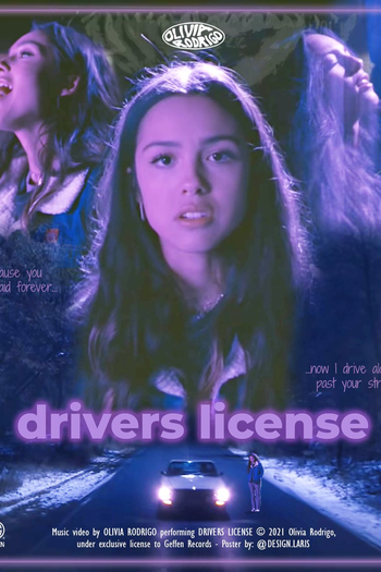  de Curta Olivia Rodrigo: Drivers License (2021)
