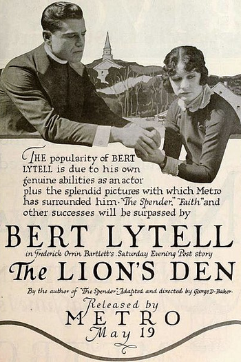  de Filme The Lion's Den (1919)