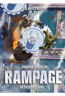 Rampage: Destruição Total - Poster / Capa / Cartaz - Oficial 10