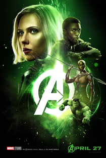 Vingadores: Guerra Infinita - Poster / Capa / Cartaz - Oficial 18