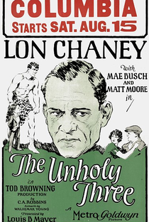 The Unholy Three - Poster / Capa / Cartaz - Oficial 2