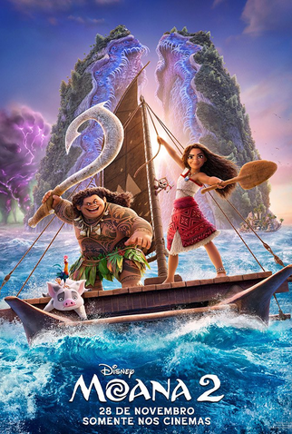 Poster 2 de Filme Moana 2 (2024)
