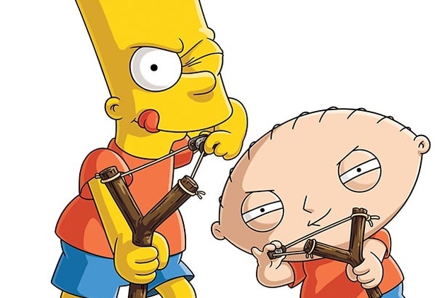 Crossover entre Os Simpsons e Family Guy ganha capas da EW e trailer estendido