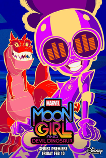 Garota da Lua e o Dinossauro Demônio (1ª Temporada) - Poster / Capa / Cartaz - Oficial 5