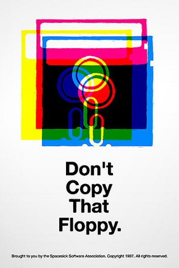 Poster de Curta Don't Copy That Floppy (1992)