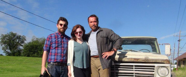 Arnold Schwarzenegger na primeira imagem do filme de zombie Maggie”