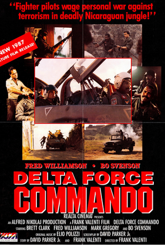 Poster 3 de Filme Delta Force Commando (1988)