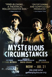 Mysterious Circumstances (Play) - Poster / Capa / Cartaz - Oficial 2