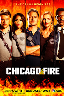 Chicago Fire: Heróis Contra o Fogo (5ª Temporada) - Poster / Capa / Cartaz - Oficial 1
