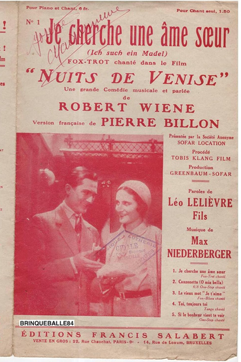  de Filme Veneza dos Meus Amores (1931)
