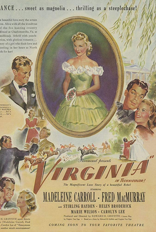 Poster 2 de Filme Virgínia Romântica (1941)