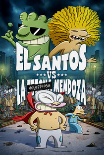 El Santos VS la Tetona Mendoza - Poster / Capa / Cartaz - Oficial 1