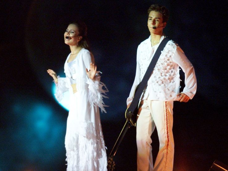 Foto 5 de Sandy e Junior: Rock in Rio 2001