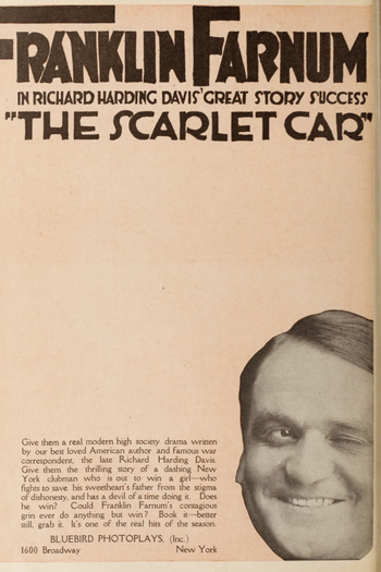 Poster de Filme THE SCARLET CAR (1917)