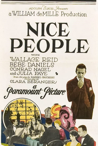Poster 1 de Filme Nice People (1922)