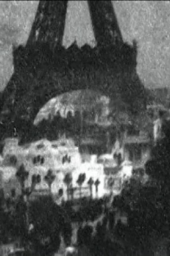 de Curta Eiffel Tower from the Trocadero Palace (1900)