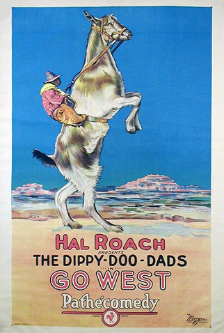 Poster 1 de Curta Go West (1923)