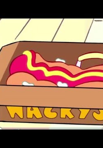 Novelty Backpack (Wacky Sack Hot Dog Duffel Bag)