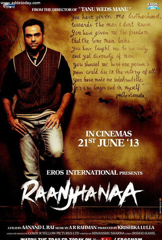 Poster 2 de Filme Raanjhanaa (2013)