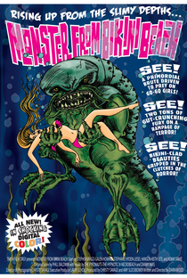 Monster From Bikini Beach - Poster / Capa / Cartaz - Oficial 1