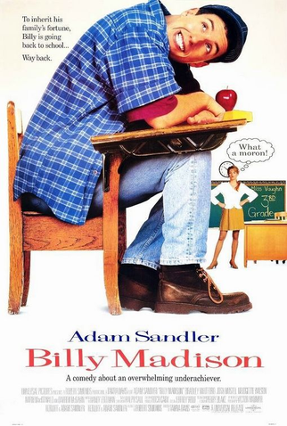Poster 2 de Filme Billy Madison, Um Herdeiro Bobalhão (1995)