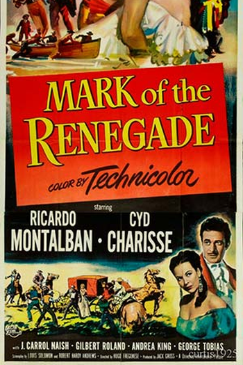 Poster de Filme A Marca do Renegado (1951)