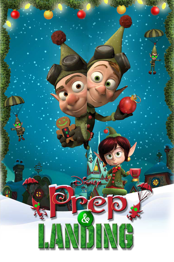Poster de Curta Lanny e Wayne Elfos de Natal Apresentam: Preparação e Pouso (2009)