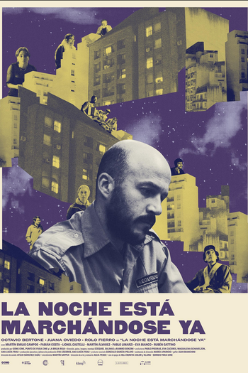 Poster de Filme A Noite Já Está Partindo (2025)