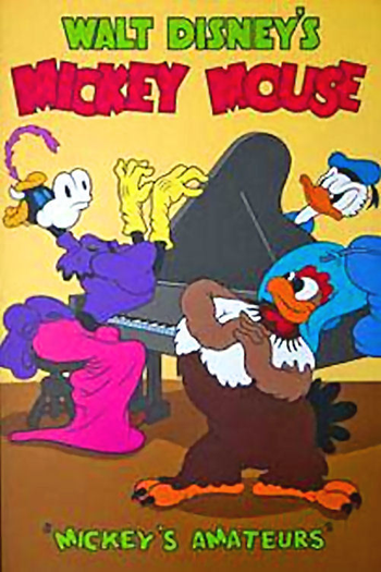Poster de Curta Show de Calouros do Mickey (1937)