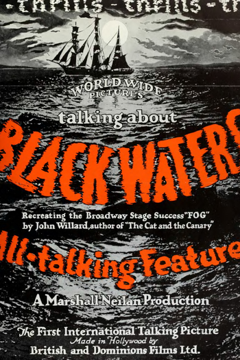 Poster de Filme Black Waters (1929)