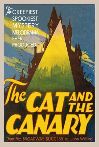 Poster 4 de Filme O Gato e o Canário (1927)