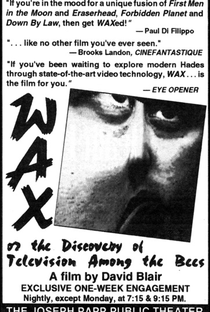 Wax, or the Discovery of Television Among the Bees - Poster / Capa / Cartaz - Oficial 2