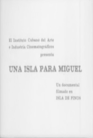 Poster 2 de Curta Una Isla Para Miguel (1968)