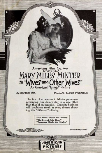 Poster de Filme Wives and Other Wives (1918)