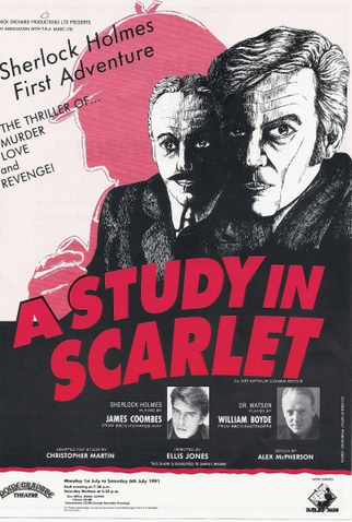 Poster 1 de Filme A Study in Scarlet (Play) (1991)