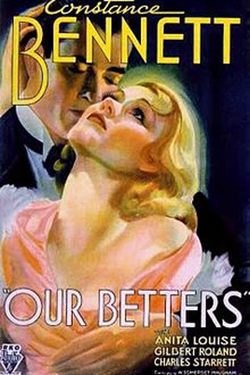 Poster de Filme Our Betters (1933)