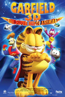 Garfield 3D - Um Super Herói Animal - Poster / Capa / Cartaz - Oficial 2