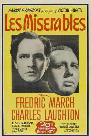 Poster 1 de Filme Os Miseráveis (1935)