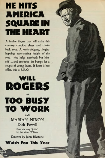 de Filme Too Busy to Work (1932)