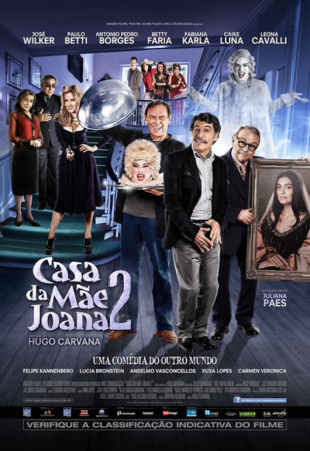 Assista ao trailer da sequência de comédia nacional CASA DA MÃE JOANA 2, de Hugo Carvana | 