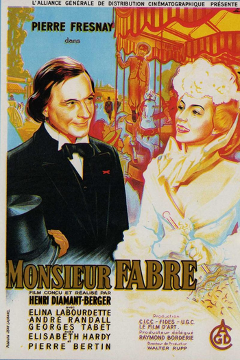 Poster de Filme Monsieur Fabre (1951)